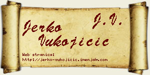 Jerko Vukojičić vizit kartica